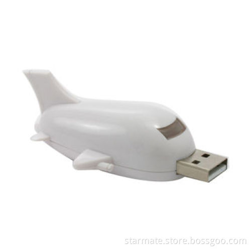 Airplane-shaped Customized USB Drives